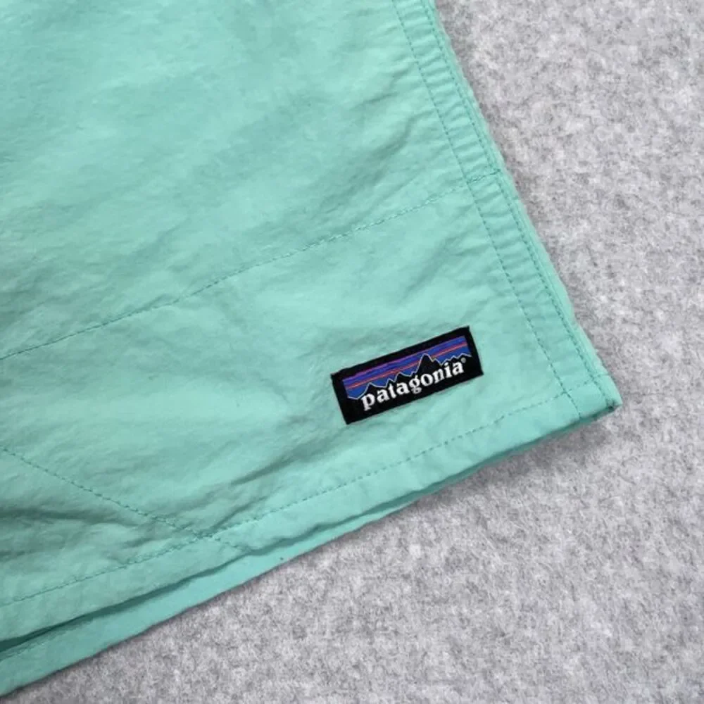 Patagonia Baggies Netplus Shells Shorts Mens XL Seafoam Green Swim Trunks Hiking